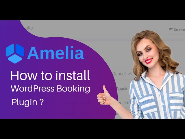 Best Wordpress Booking Plugin | Amelia Plugin Tutorials | How to Install ?