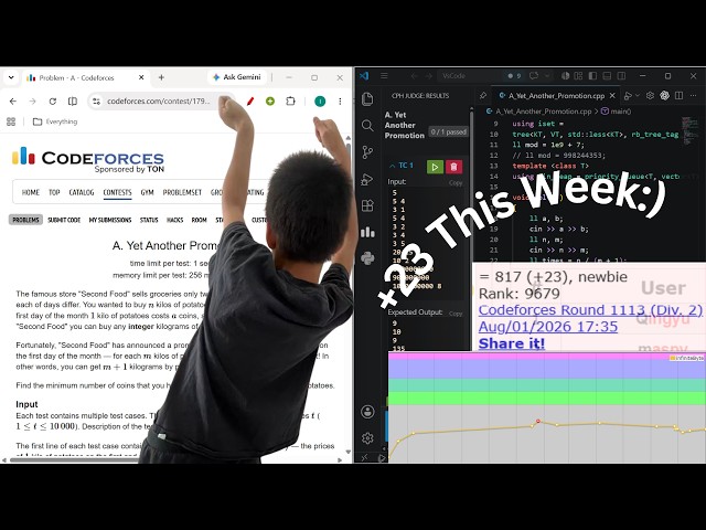 Codeforces | Road to 1000(Current Rating:817, +23 this week:)) | Rainy 75 | C++ | No Talking