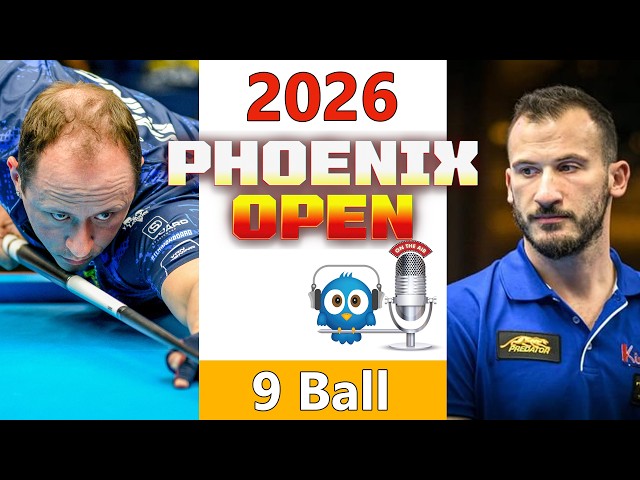 Shane Van Boening vs Alex Kazakis - 9 Ball - 2026 Phoenix Open