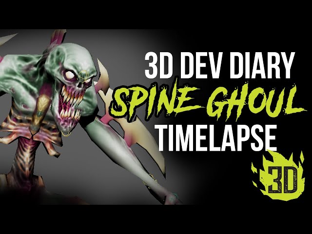 Game Dev Diary 01 - Creating the "Spine Ghoul" in Maya!