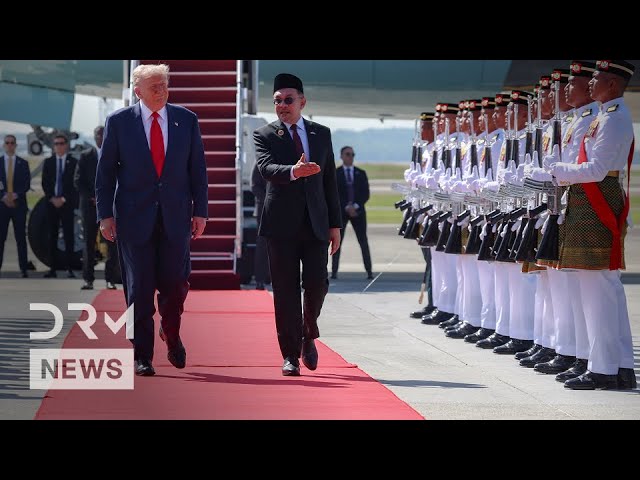 Watch President Trump's Grand Welcome Upon Arrival in Malaysia For ASEAN Summit | AC1G