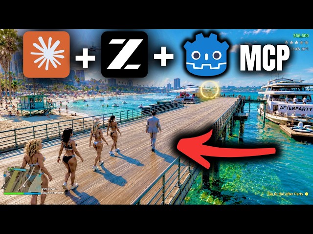 Godot MCP: AI Makes GTA6 from Scratch Claude Opus 4.8 vs GLM 5.2 Blender MCP