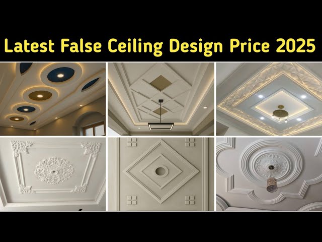 Latest POP False Ceiling Price 2025 || Ceiling Design || POP Ceiling Design || Fall Ceiling 