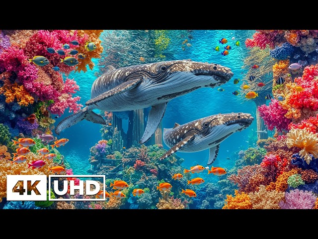 Underwater Wonders 4K 🌊 Journey Through Crystal Clear Waters & Stunning Ocean Scenery