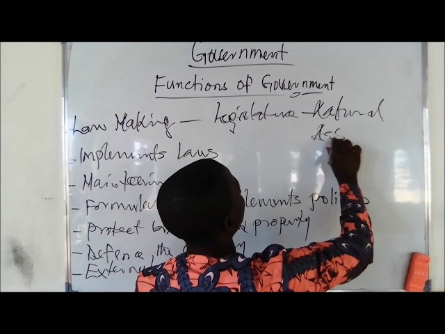 Functions of Government