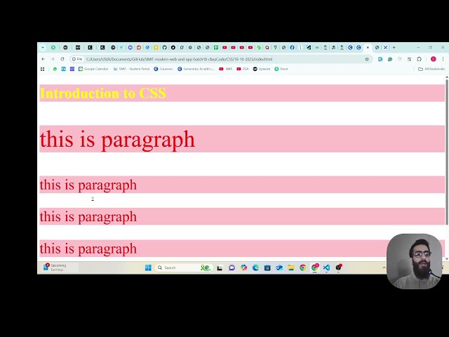CSS | ID & Class | Types of CSS Selectors | Cascade & Precedence | Class 11 | SMIT Modern Web Dev 18