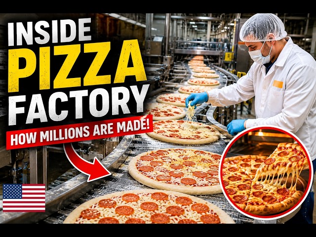 How Millions of Frozen Pizzas Are Made — Inside a Massive U.S. Factory