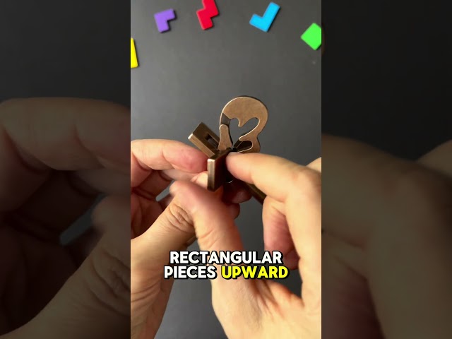 Hanayama puzzle Violon \ metal puzzle solution #puzzle