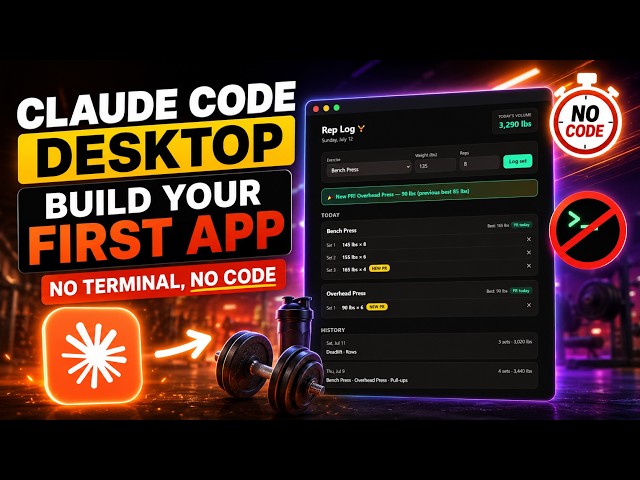 Claude Code Desktop: Build Your First App — No Terminal, No Code