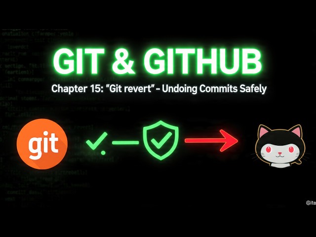 Git - git revert (Chapter 15)