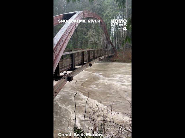 Fast-moving Snoqualmie River in Washington!!