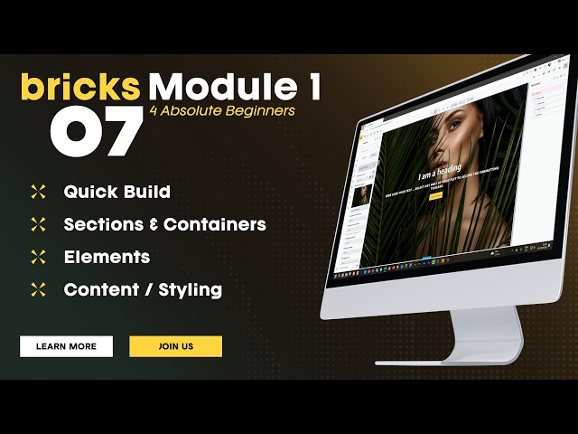Learn Bricks WordPress #07 ► Quick Build  ∫  Total Beginners Tutorial 2026