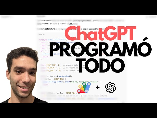 Cómo usar ChatGPT y Google Apps Script para Automatizar (Caso Real)