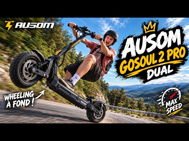 ⚡AUSOM: THIS SCOOTER IS A MONSTER! 😳