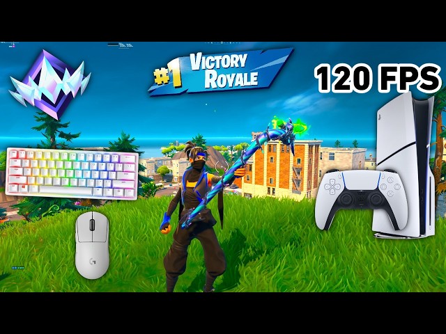 Fortnite Unreal Ranked Reload On PS5 Slim | Keyboard & Mouse Gameplay | 120 FPS | 4K