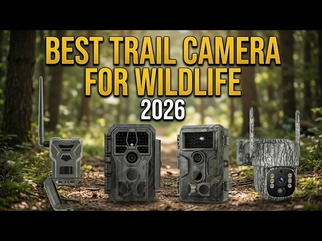 ▶️ Stop Wasting Money! Best Trail Camera for Wildlife 2026 Ranked
