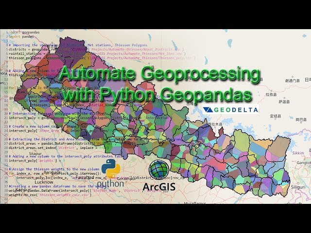 Automating Geo-processing tasks with GeoPandas and Python Scripting (Thiessen Weights Computation)