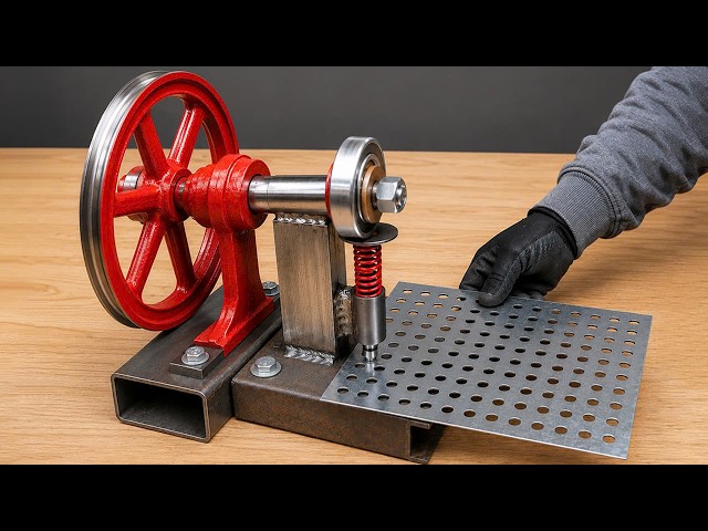 This Idea Deserves a Nobel Prize! Turning a Motorcycle Wheel into a Million-Dollar Tool