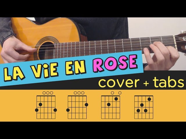 LA VIE EN ROSE - Guitar Cover // Lesson // Fingerstyle // Tutorial // Tab