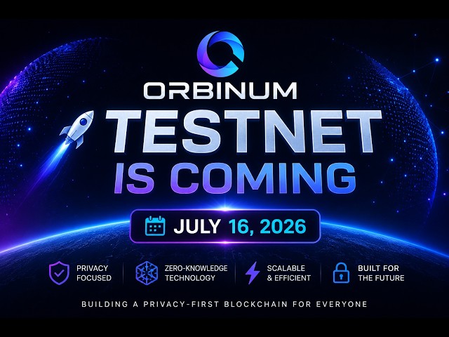 Orbinum Community Guide | Prepare for Testnet Launch (July 16) 🚀