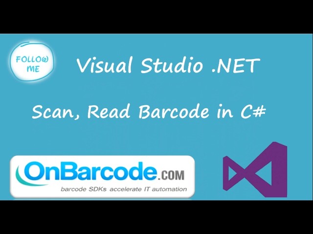 How to scan, read barcodes using OnBarcode C# Barcode Reader library
