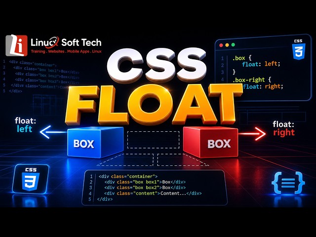 Learn CSS from Scratch #4 | Explaining Float and Clear in CSS for Beginners