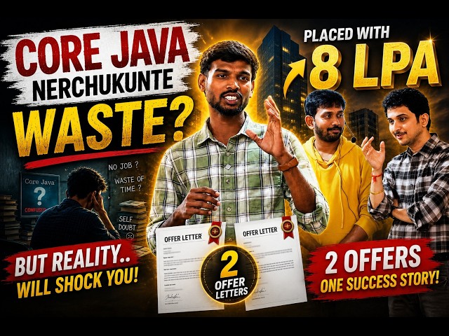 Java Full Stack Student Shares Placement Journey & Interview Experience |@VCUBESoftwareSolutions