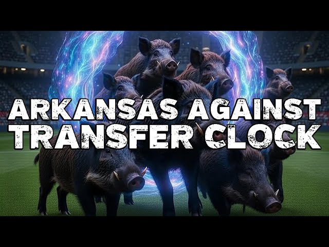 Arkansas against transfer portal clock