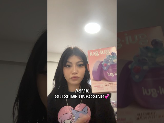 GUI GUI SLIME #unboxing #asmr #asmrtingles #slime #satisfying