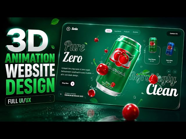Build an Incredible 3D Website with AI in React | Build a Modern 3D Website with AI(Free)