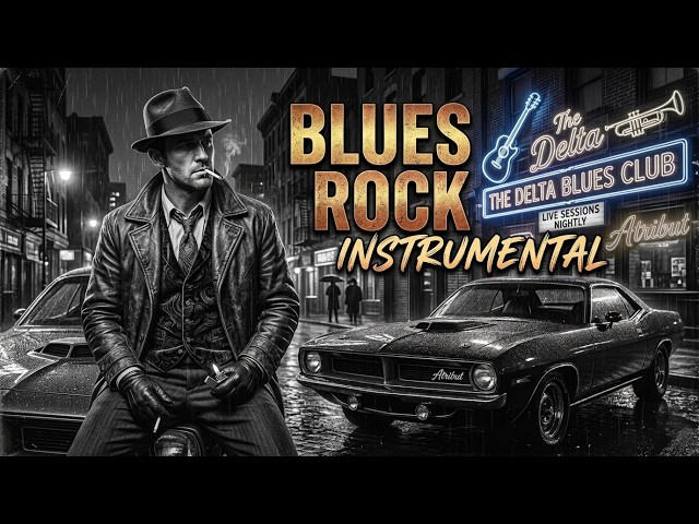 Blues Rock for Midnight City & Neon Nights - Vintage Electric Blues Across the Last Neon Boulevard