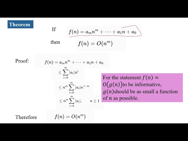 Asymptotic notations -  Big O