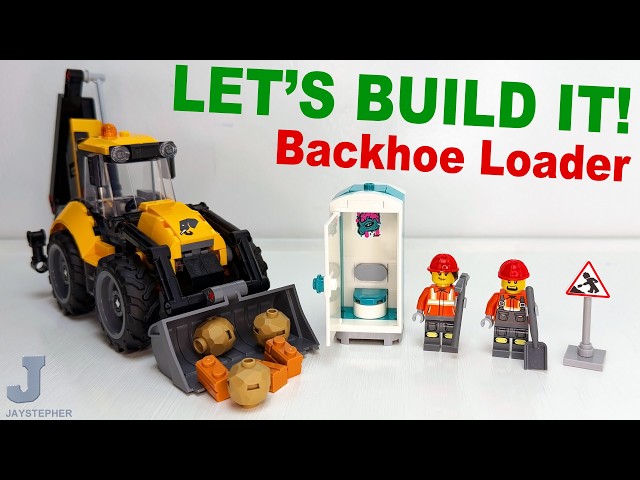 LEGO City 2026 Backhoe Loader 60480 Unboxing, Build, & Review