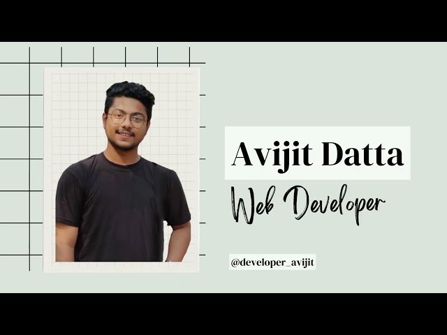 Avijit Datta | Full Stack Developer | WordPress Pro | Woocommerce, Elementor, Avada & Divi Expert