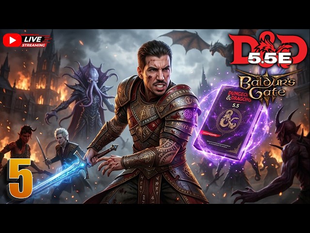 ⚔️ BALDUR'S GATE 3 pero con REGLAS de D&D 5.5 ⚔️ ¡LOS GITHYANKIS ESTAN ROTISIMOS! 🔥 #5