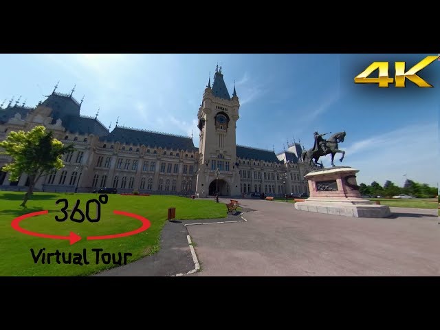 Concept - Iasi / Iassy / Jassy - Palace of Culture - Romanian - 360° Camera - Video 4K