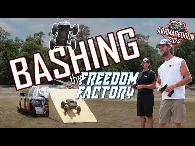 BASHING the Freedom Factory with Cleetus McFarland & ARRMA before ARRMAGEDDON 2024🔥 #ARRMAGEDDON2024