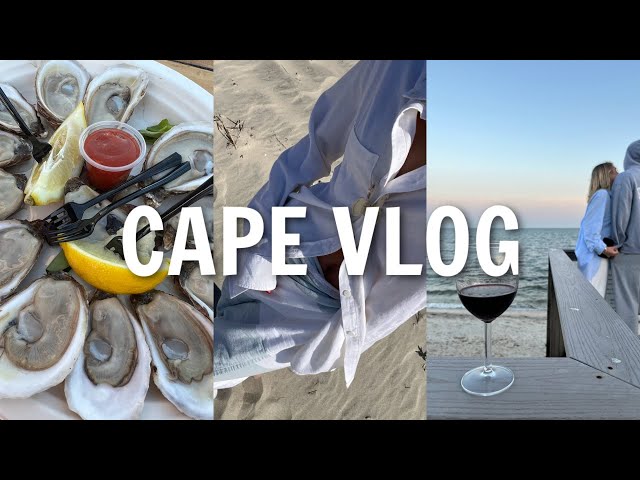 VLOG: a week on cape cod! going to the beach, relaxing & our favorite spots