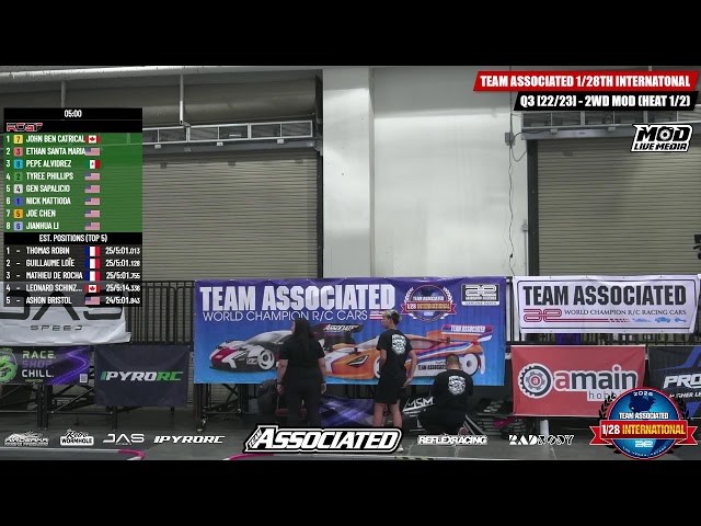 1/28 Team Associated Championships 2026 - Day 2 - Qualifying
