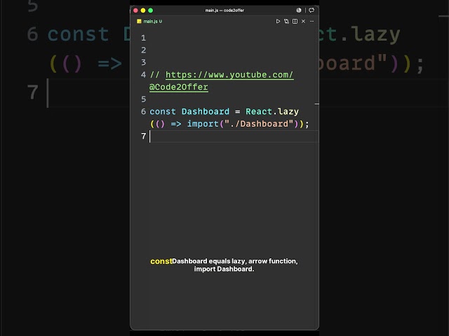 Code Splitting: Stop Loading Your Entire App at Once! ⚡ #shorts #youtubeshorts #viral #coding #js