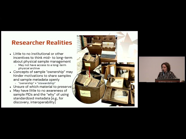 The Sample Management Lifecycle in Action: Stages, Stakeholders, Identifiers, and Opportunities