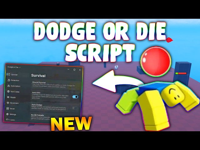 *NEW* Dodge or Die Script (PASTEBIN 2026) ( AUTO DODGE, AUTO FARM WINS )