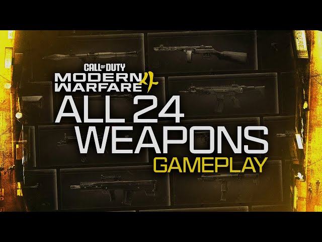 ALL 24+ MW4 Weapons Revealed... (BETA, Launch, & Beyond)