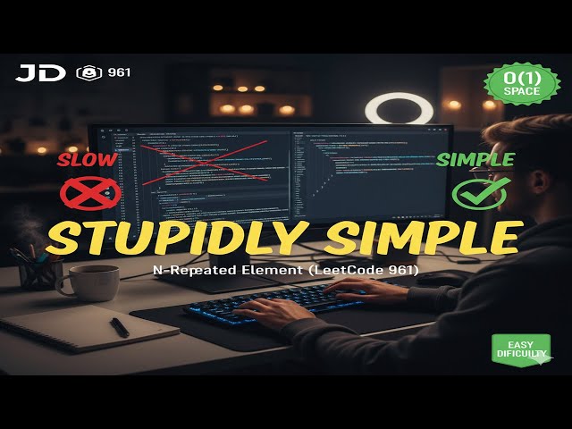 N-Repeated Element in Size 2N Array - LeetCode 961 | Array Logic & Optimization