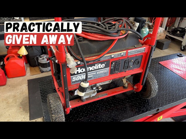 $50 Homelite Generator - Will it Run and Make Power?