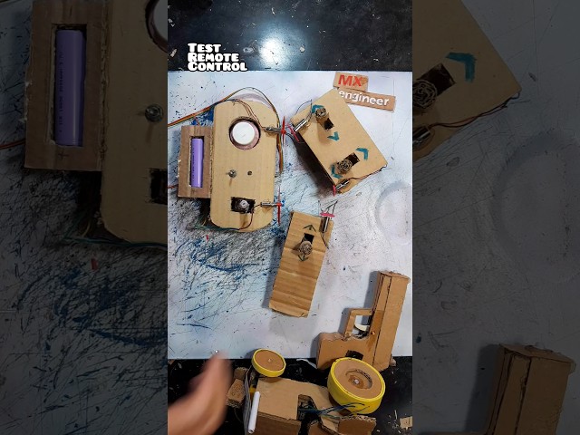 tutorial make Wire remote control from cardboard / make remote control with cardboard