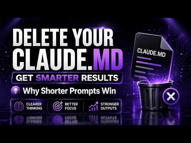 Delete Your CLAUDE.md: Why Shorter Prompts Beat 80% More Instructions