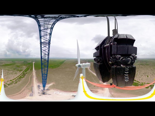 Would you like to know how ACCIONA assembles the blades of a wind turbine in its wind farms?