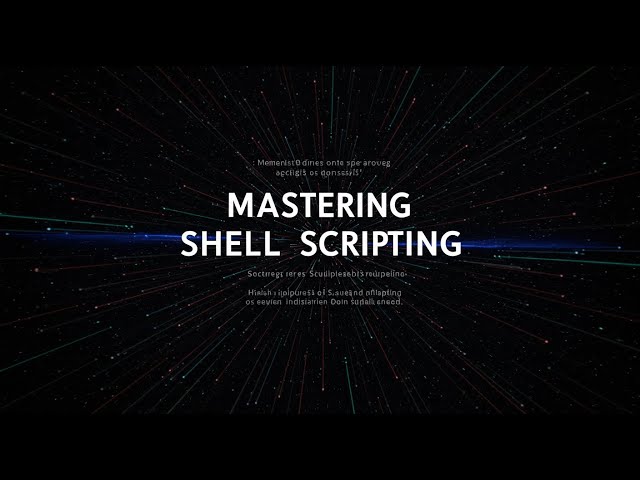Mastering Shell Scripting in Bash! | Automate Your Tasks Like a Pro