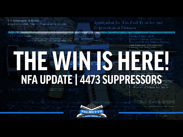 The Suppressor Rollout Begins: Phase One Is HERE | Palmetto State Armory